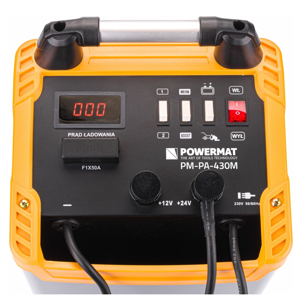 Powermat PM-PA-630M Nabíjačka batérií so štartovaním 600A 12/24V autonabíječka