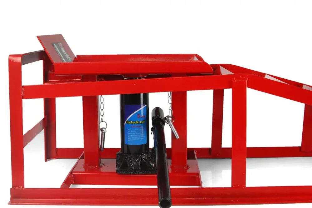 MAR-POL M80097 Nájazdová kovová rampa s hydraulickým zdvihákom 2T 2ks