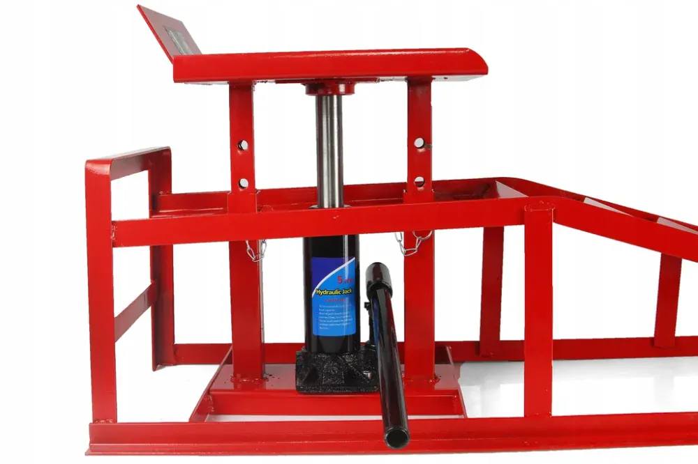 MAR-POL M80097 Nájazdová kovová rampa s hydraulickým zdvihákom 2T 2ks