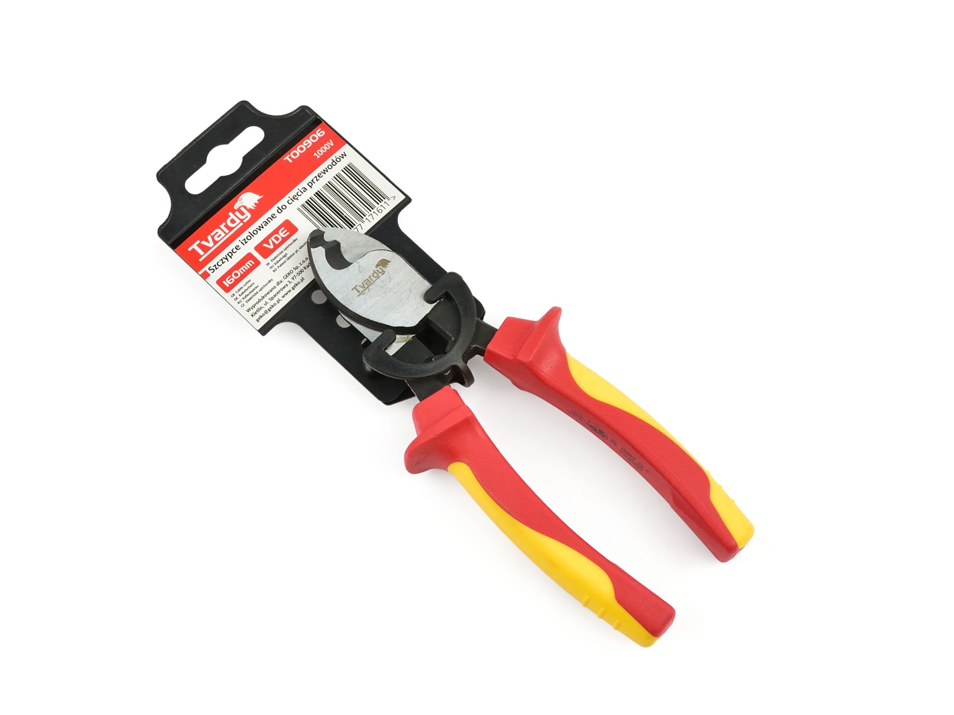 TVARDY T00908 Izolované štípacie kliešte na káble 250mm VDE