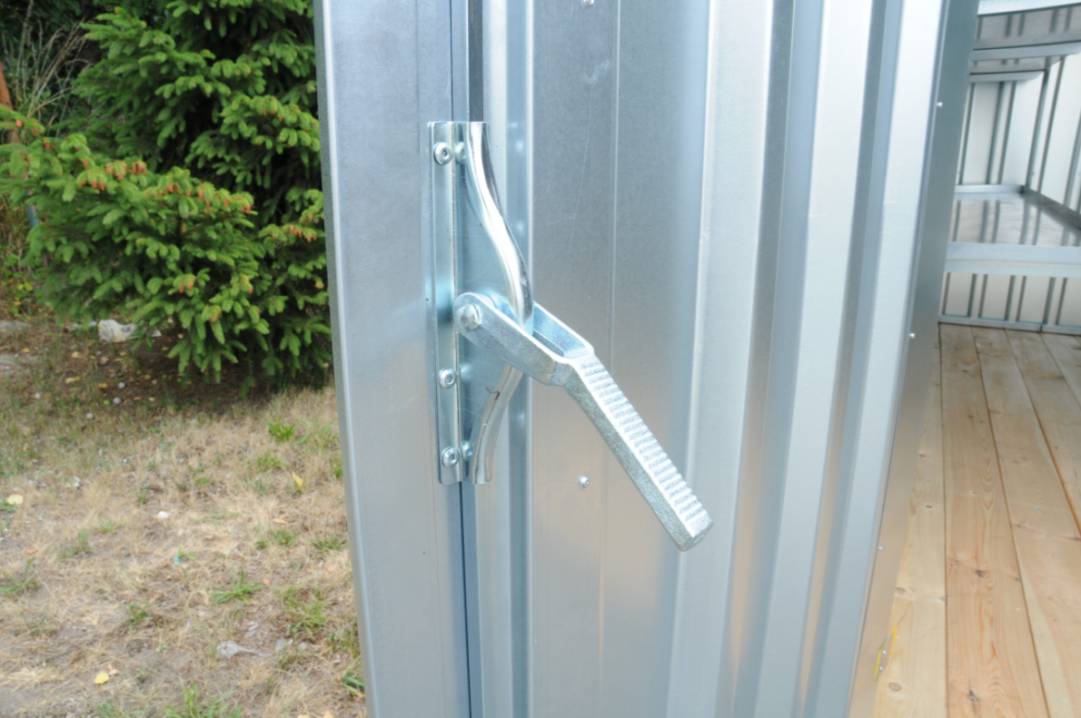 Kovobel Skladovací skladový kontajner 400x220mm sklad s drevenou podlahou