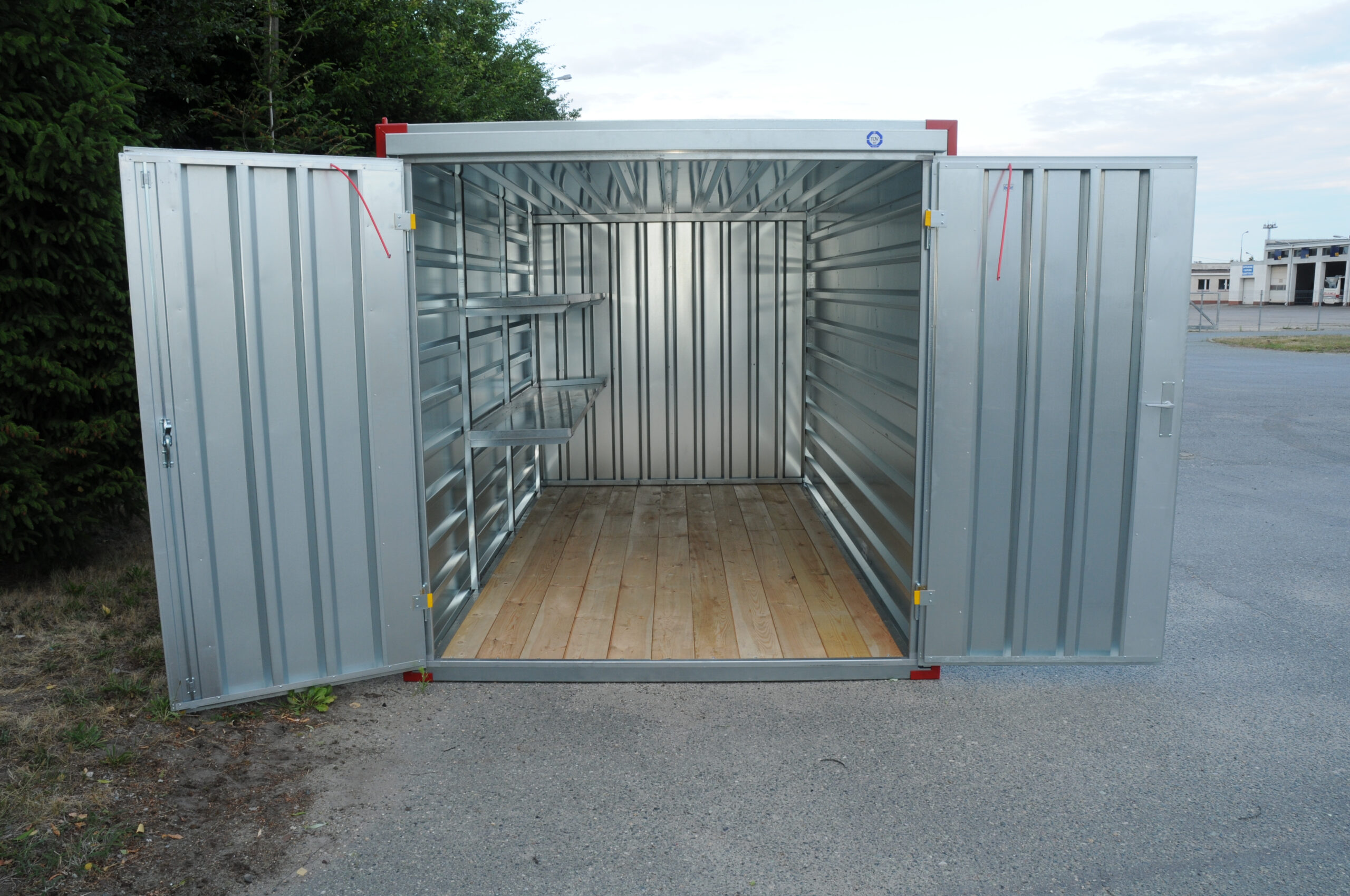 Kovobel Skladovací skladový kontajner 500x220cm sklad s drevenou podlahou