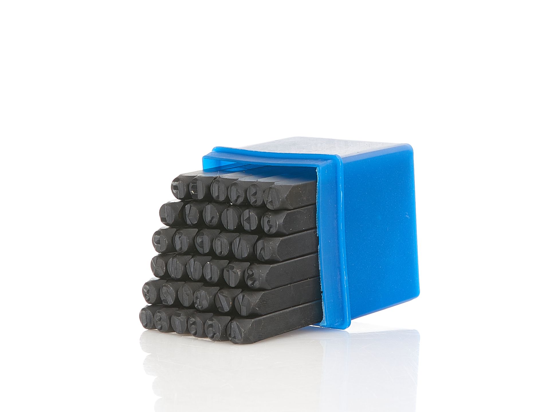 GEKO G01817 Raznice pečiatka 8mm 36ks číslice písmená razidlá na kov, plech