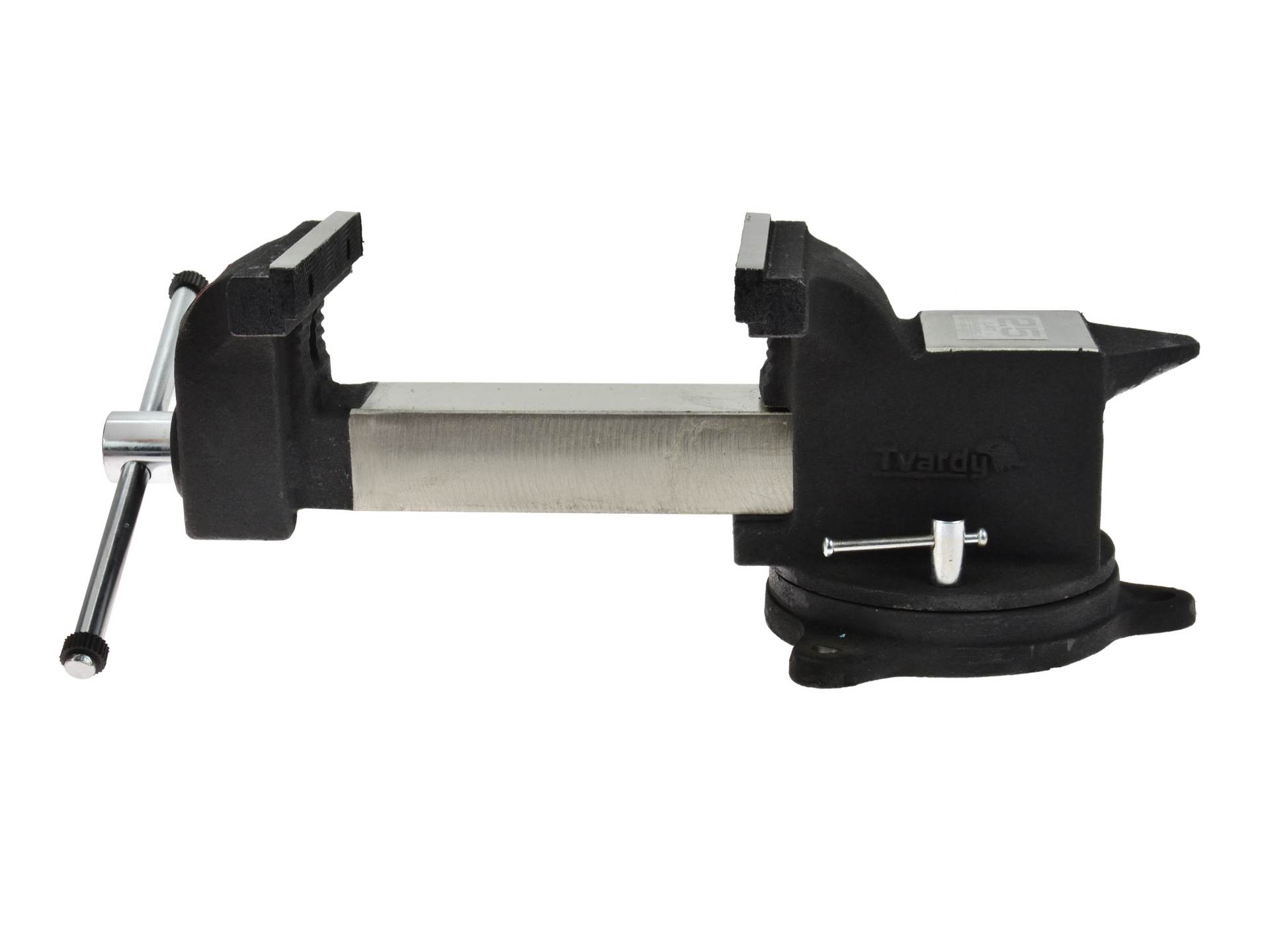 TVARDY T00201 Profesionálny zverák 125mm s kovadlinou - otočný 360 stupňov