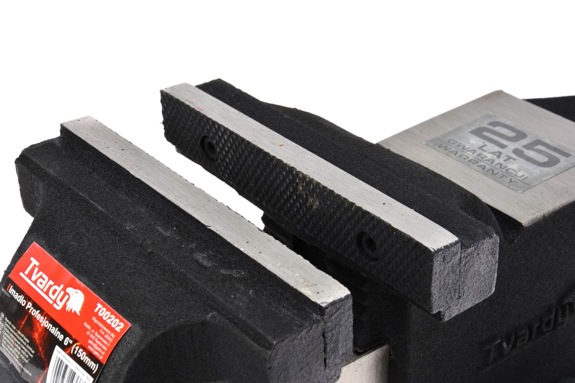 TVARDY T00201 Profesionálny zverák 125mm s kovadlinou - otočný 360 stupňov