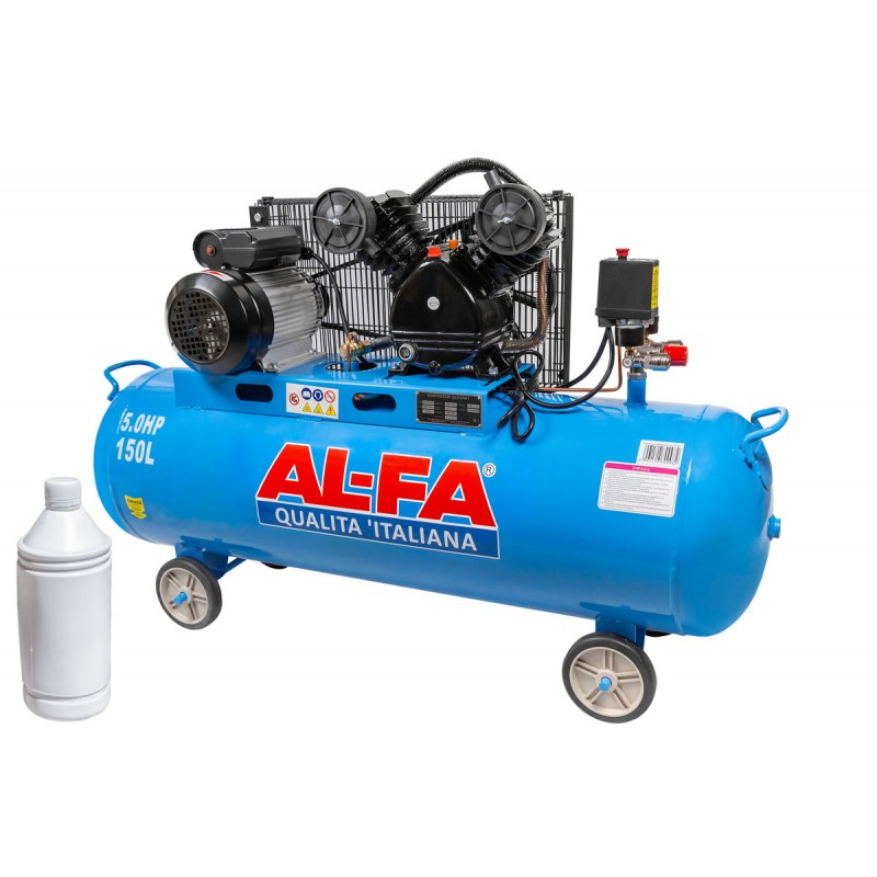 AL-FA ALC-150-2 400V 4,3kW Kompresor olejový 2 piesty