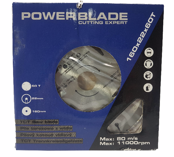 MAR-POL M09055 Vidiový kotúč na drevo zo spekaného karbidu 160x20x60T