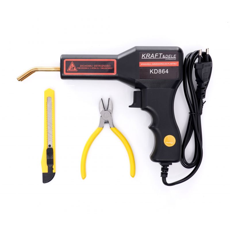 KRAFT&DELE KD867 Zváračka plastov 100W / 250V + 200ks sponiek