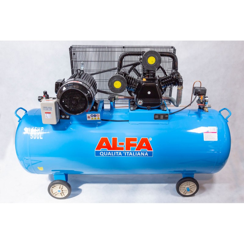 AL-FA ALC500-3 400V 11kW Olejový kompresor 3 piesty 500L