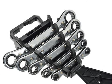 GEKO G10046 Kľúče očkové s račňou 5ks 6-22mm Račňové