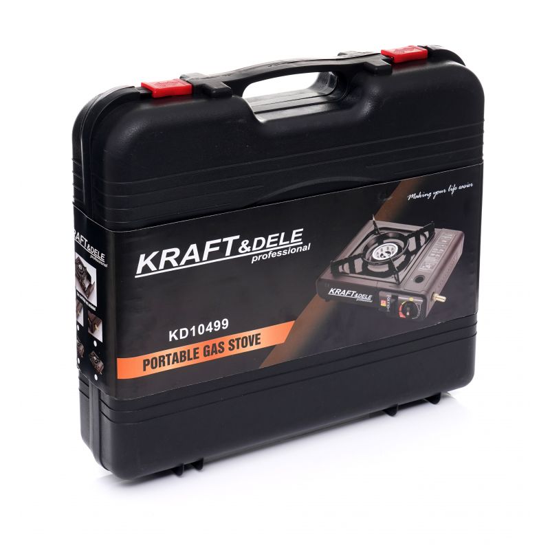 Kraft&Dele KD10499 Turistický plynový varič sporák 2v1 +4 kartuše