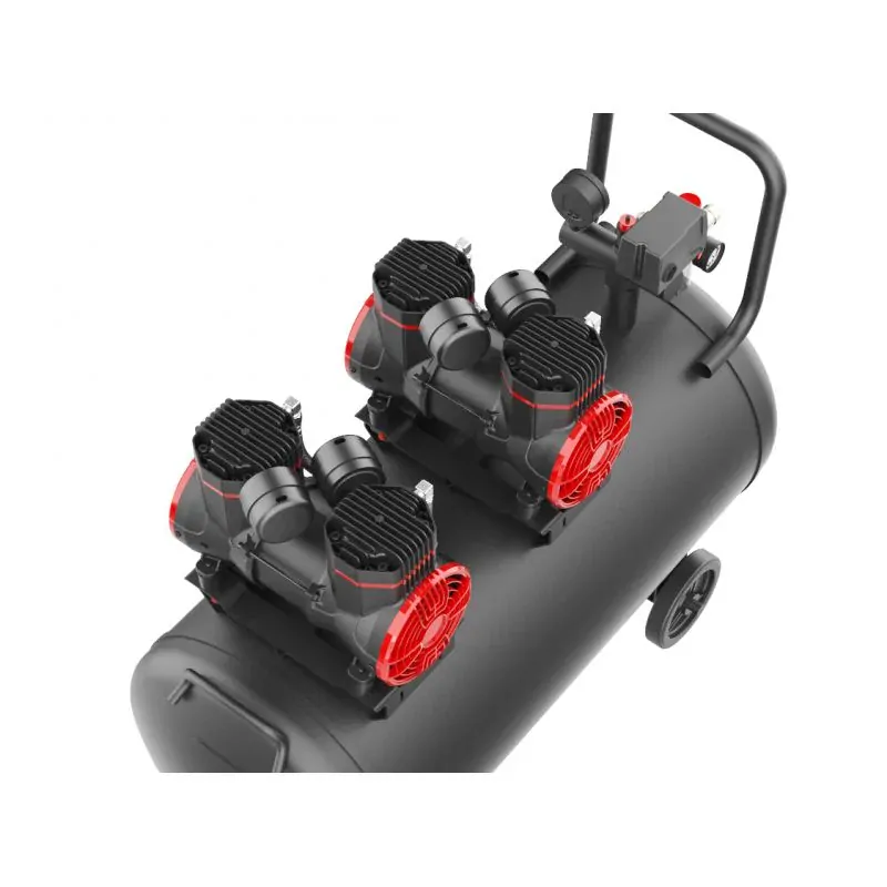 KRAFT&DELE KD1387 BEZOLEJOVÝ KOMPRESOR 100L 1500W X2