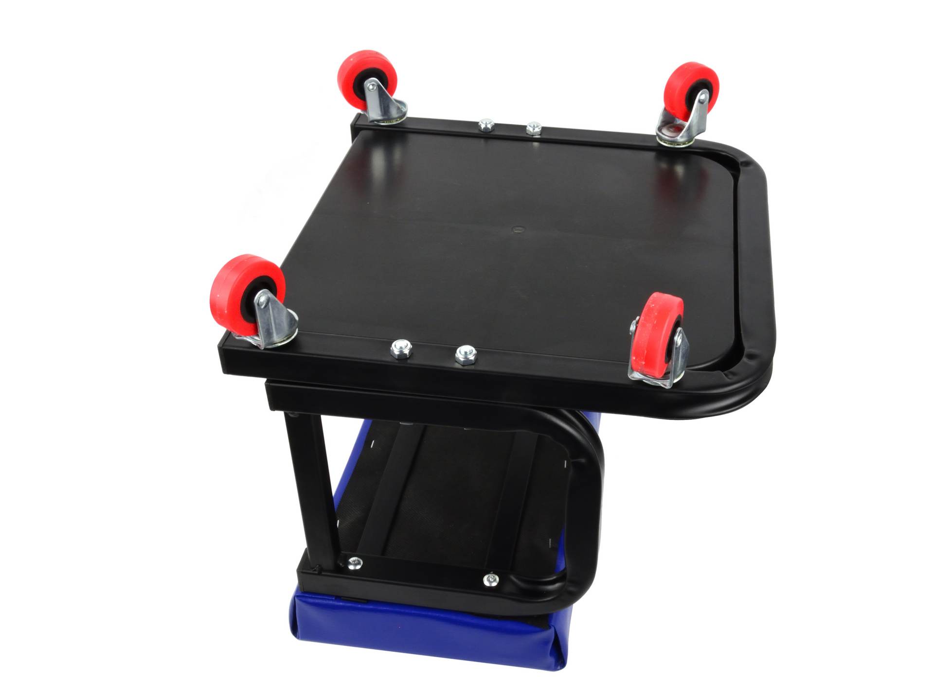 GEKO G10825 Dielenská pracovná stolička pojazdné sedadlo s poličkou