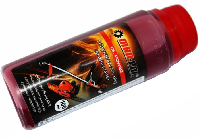 Olej T2 mix pre dvojtaktné motory 100ml - 1 kus pre píly, krovinorezy