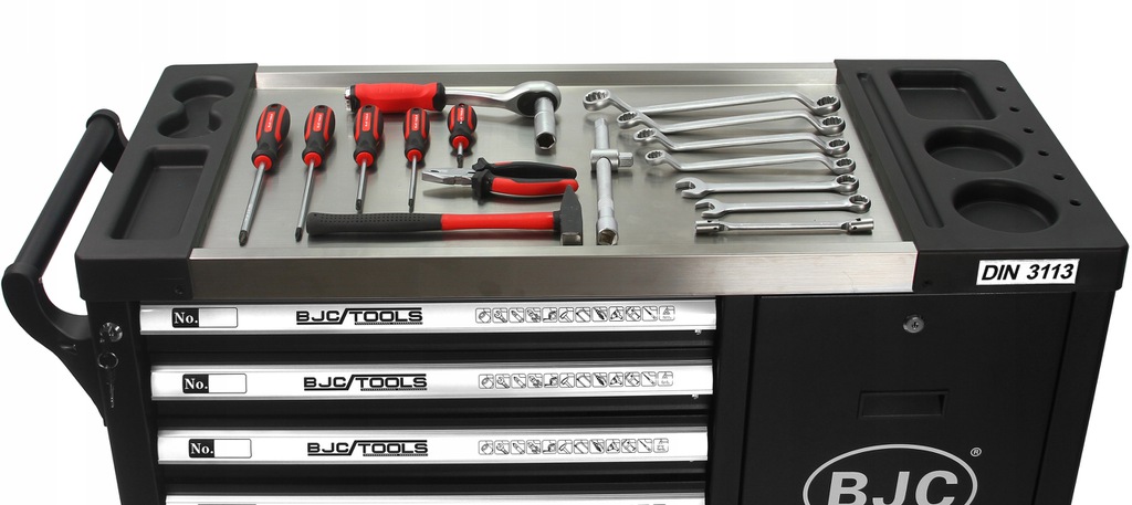 Mar-pol  M66598 Dielenská skriňa vozík na náradie 7 šuplíkov / zásuviek + náradie 306ks