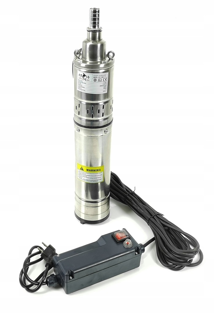 Mar-pol M79913 550W HLBINNÉ PONORNÉ ČERPADLO QGD-1.5-60-0.55 do vrtu, studne