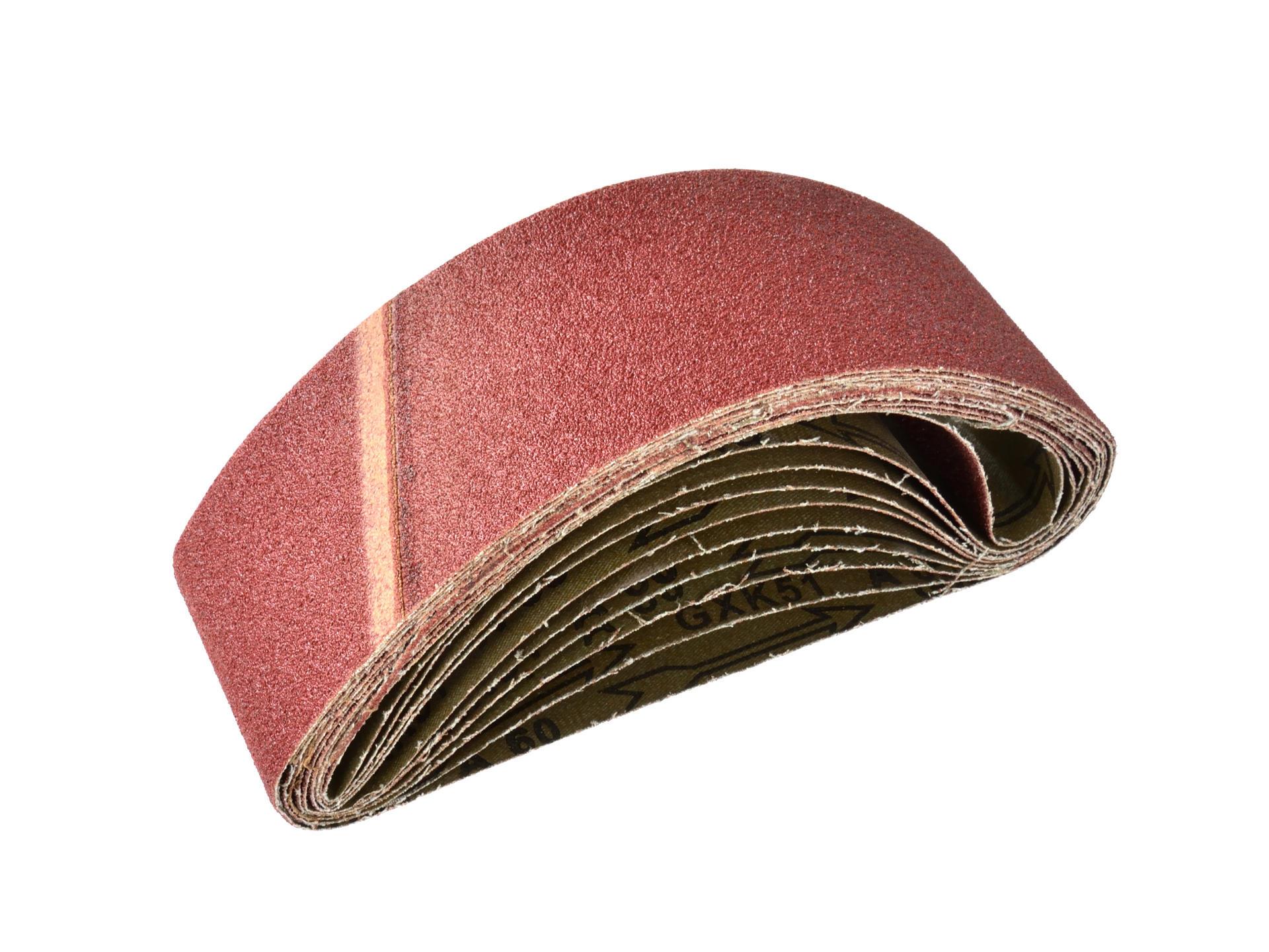 GEKO G00368 Brúsny pás, šmirgľový papier na brúsenie 75x533mm 10ks P180