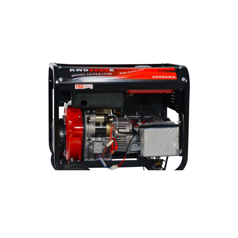 Kraft&Dele KD120 Elektrocentrála 8,5HP GENERÁTOR PRÚDU AVR 6500W 12/230 / 380V + olej