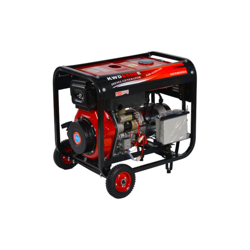 Kraft&Dele KD120 Elektrocentrála 8,5HP GENERÁTOR PRÚDU AVR 6500W 12/230 / 380V + olej