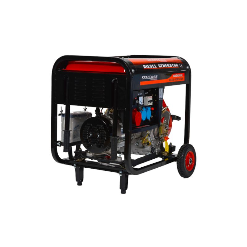 Kraft&Dele KD120 Elektrocentrála 8,5HP GENERÁTOR PRÚDU AVR 6500W 12/230 / 380V + olej