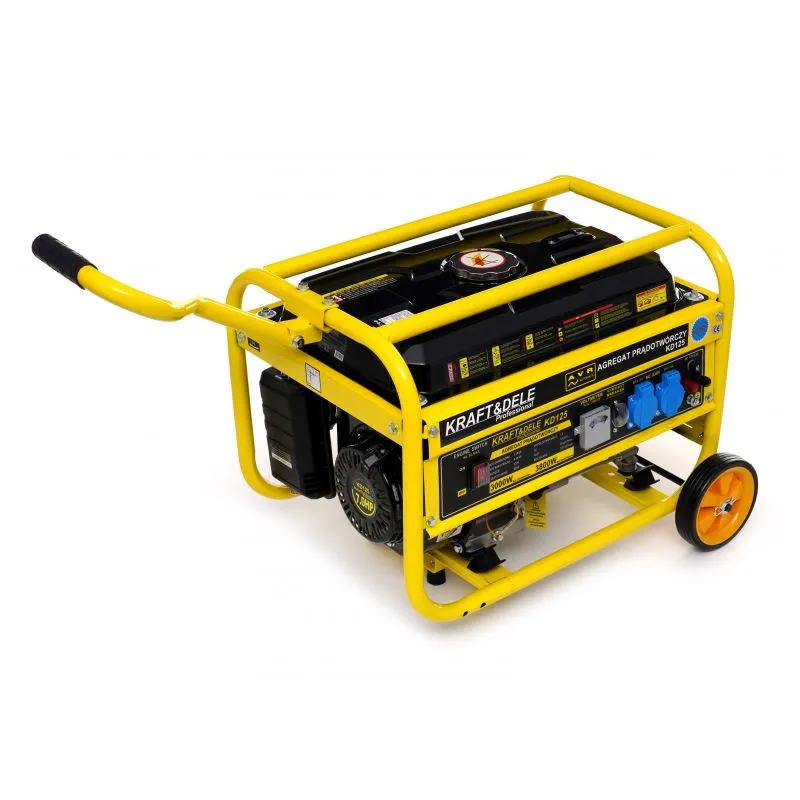Kraft&Dele KD125 Elektrocentrála Generátor elektrického prúdu 3800W 12 / 230V AVR
