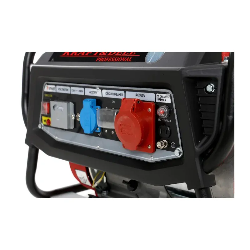 Kraft&Dele KD137 3000W ELEKTROCENTRÁLA GENERÁTOR PRÚDU 7HP / 5,2kW 12V / 230V / 380V