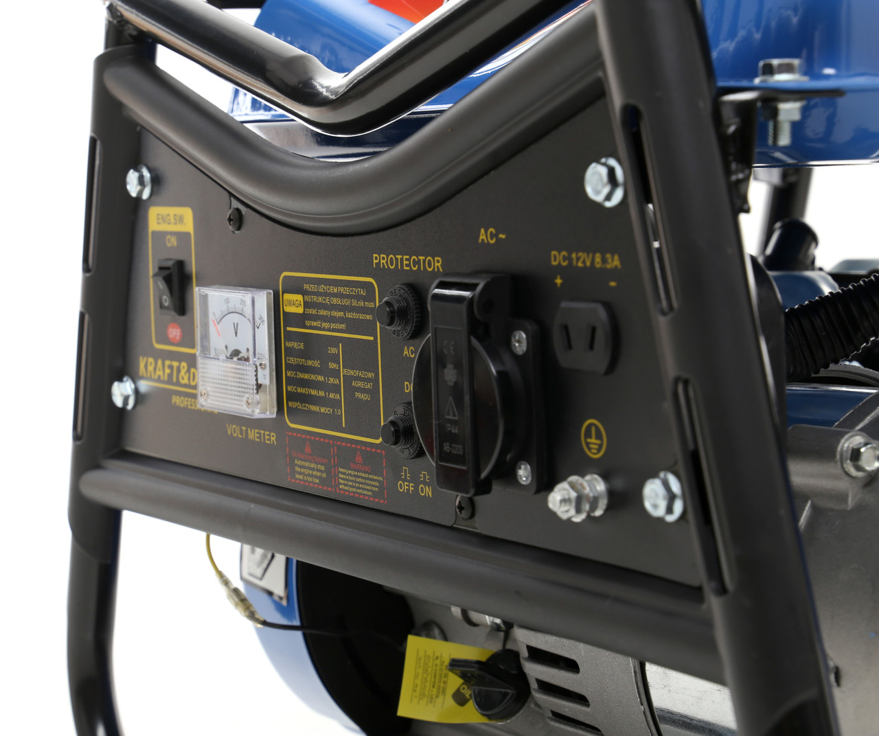KRAFT&DELE KD140 1500W Elektrocentrála Generátor prúdu 3HP 12V / 230V