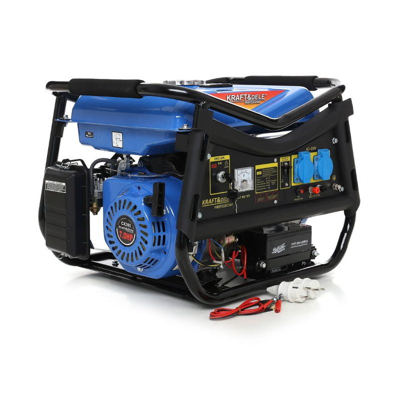 KRAFT&DELE KD143 ELEKTROCENTRÁLA GENERÁTOR ELEKTRICKÉHO PRÚDU 7HP 3000W 230V / 12V