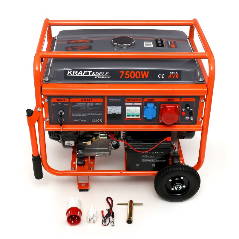 KRAFT&DELE KD147 Trojfázová elektrocentrála 7500W 230/380V AVR