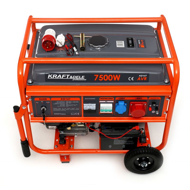 KRAFT&DELE KD147 Trojfázová elektrocentrála 7500W 230/380V AVR