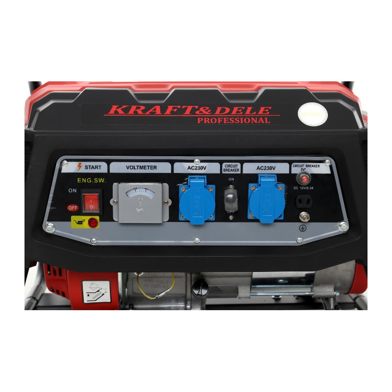Kraft&Dele KD136 3000W ELEKTROCENTRÁLA GENERÁTOR PRÚDU 7HP
