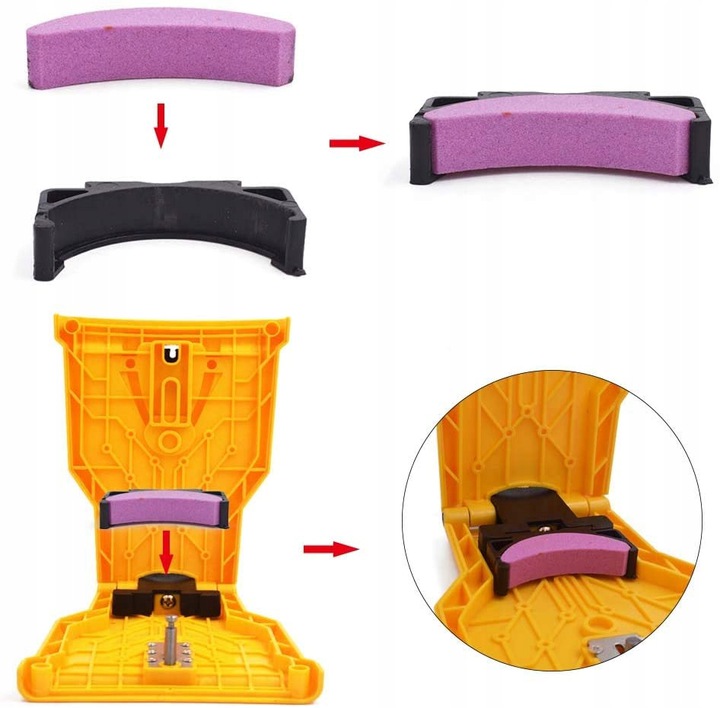 Kraft&Dele KD10156 RUČNÁ OSTRIČKA BRÚSKA NA PÍLOVÉ REŤAZE