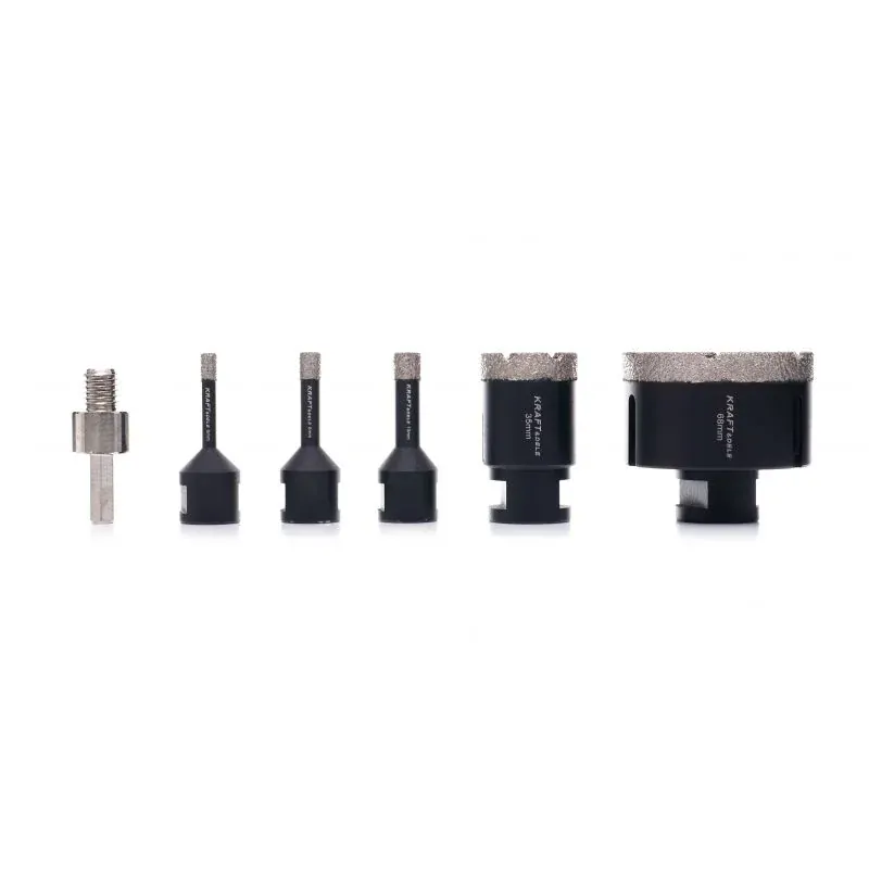 KRAFT&DELE KD11227 Korunkový diamantový vrták vykružovák 6-68mm sada 12ks