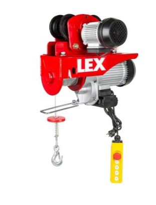 LEX LXEH800TW Elektrický lanový naviják jeřáb kladkostroj 1800W