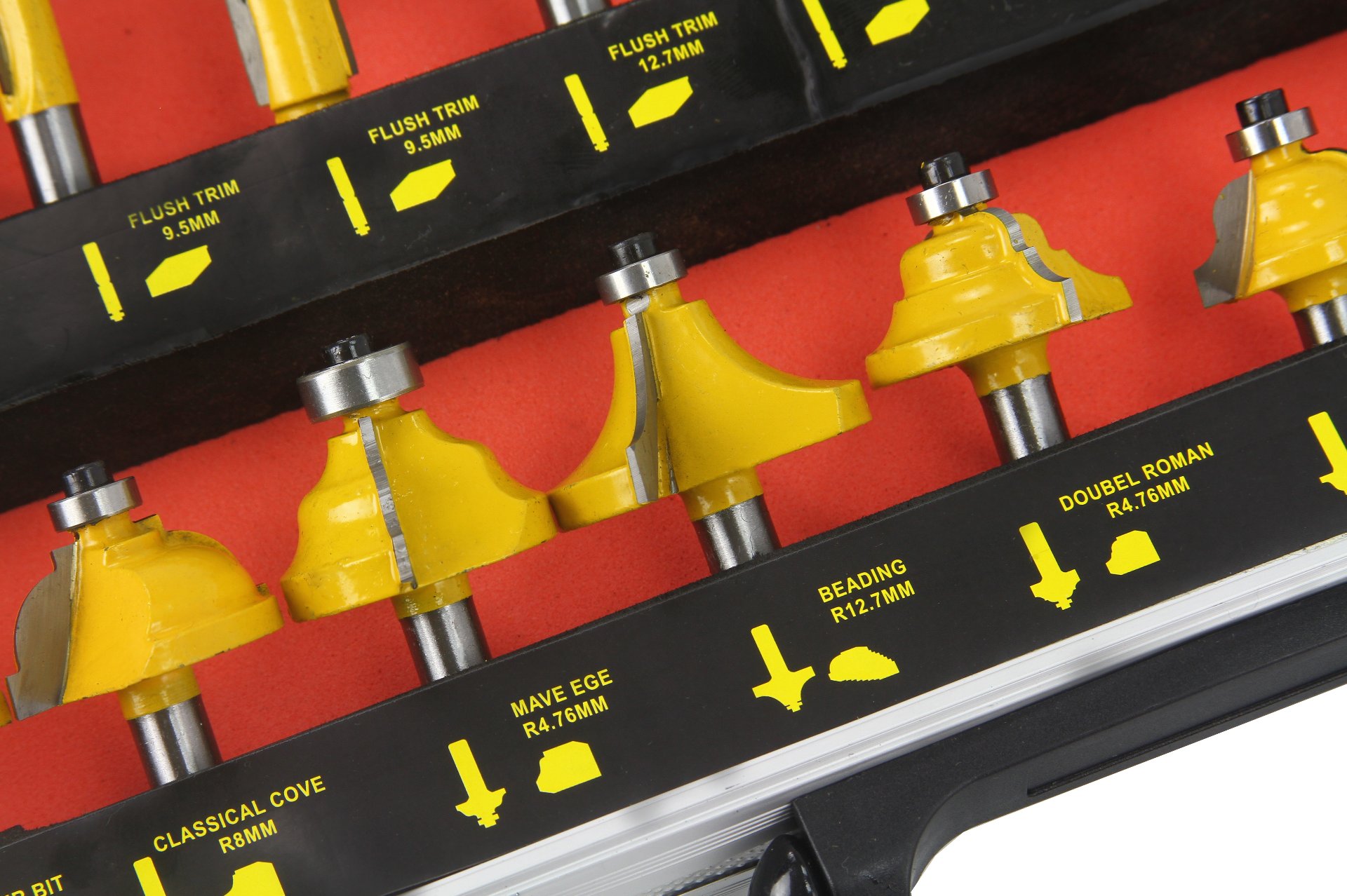 MAR-POL M22550 VEĽKÁ SADA FRÉZ 35ks frézy na drevo + kufrík