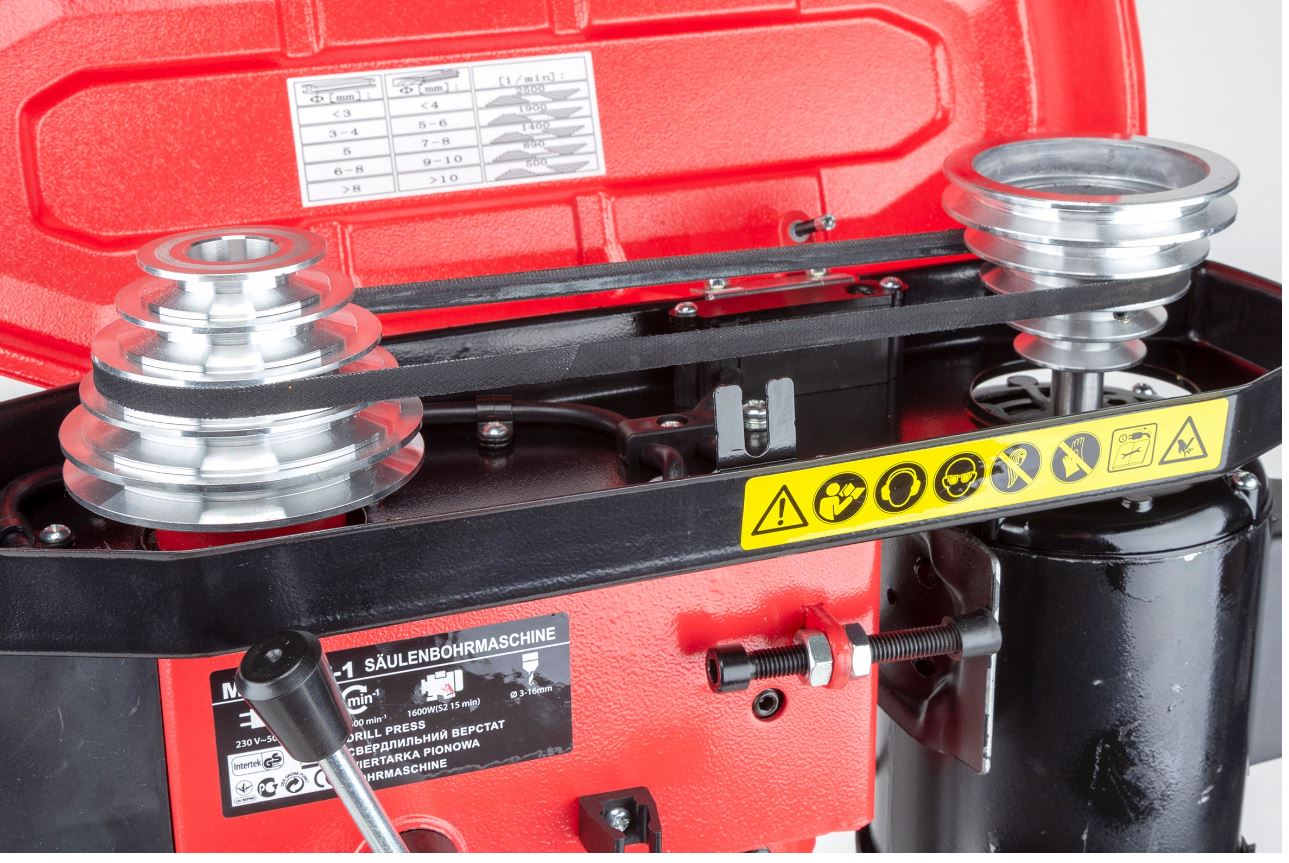 MAX LXDP16 Stolová stojanová vŕtačka 1600W stĺpová 16mm