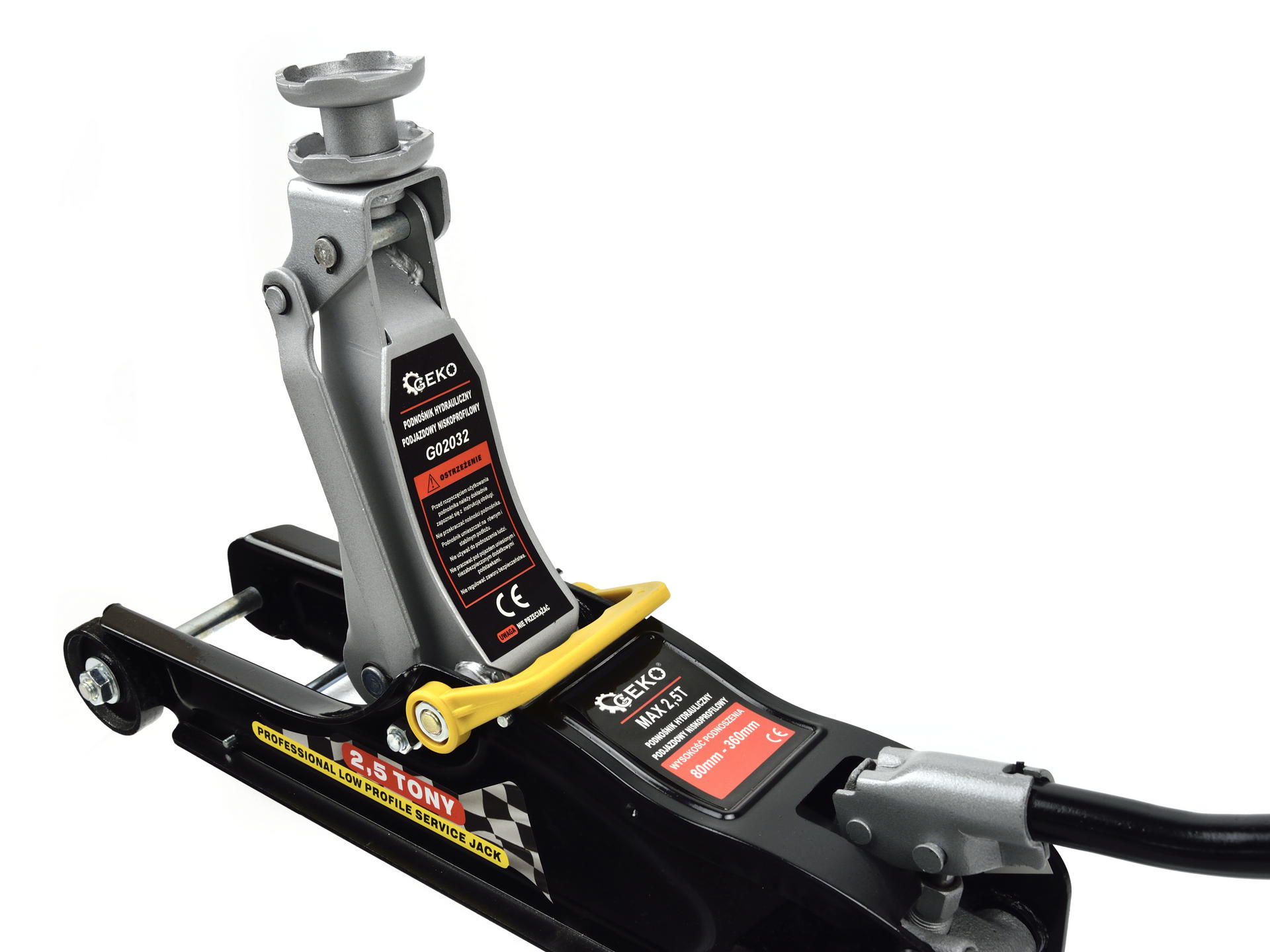 GEKO G02032 Nízkoprofilový zdvihák NÍZKOPROFILOVÝ 2,5t hydraulický + 2x podpery 3T