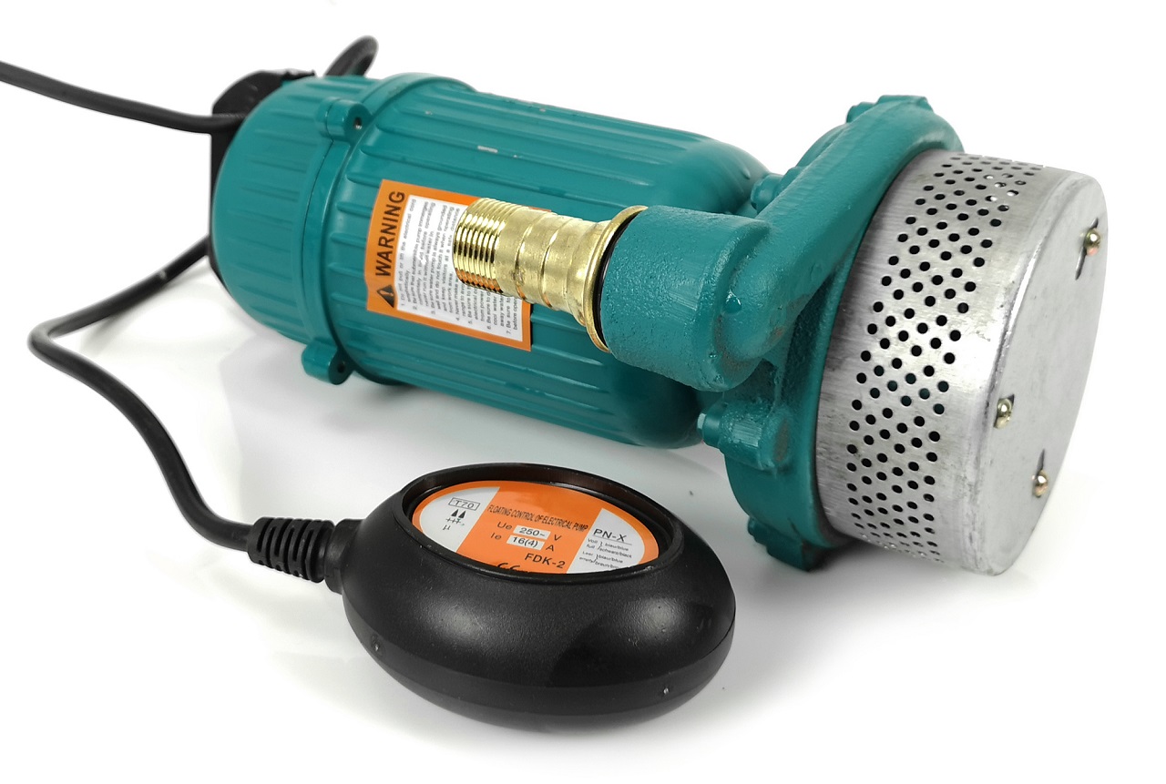 Mar-POL M79911 PONORNÉ ČERPADLO na vodu 550W s plavákom QDX1.5-16-0.37 + požiarna hadica bez spojok 20m 1"