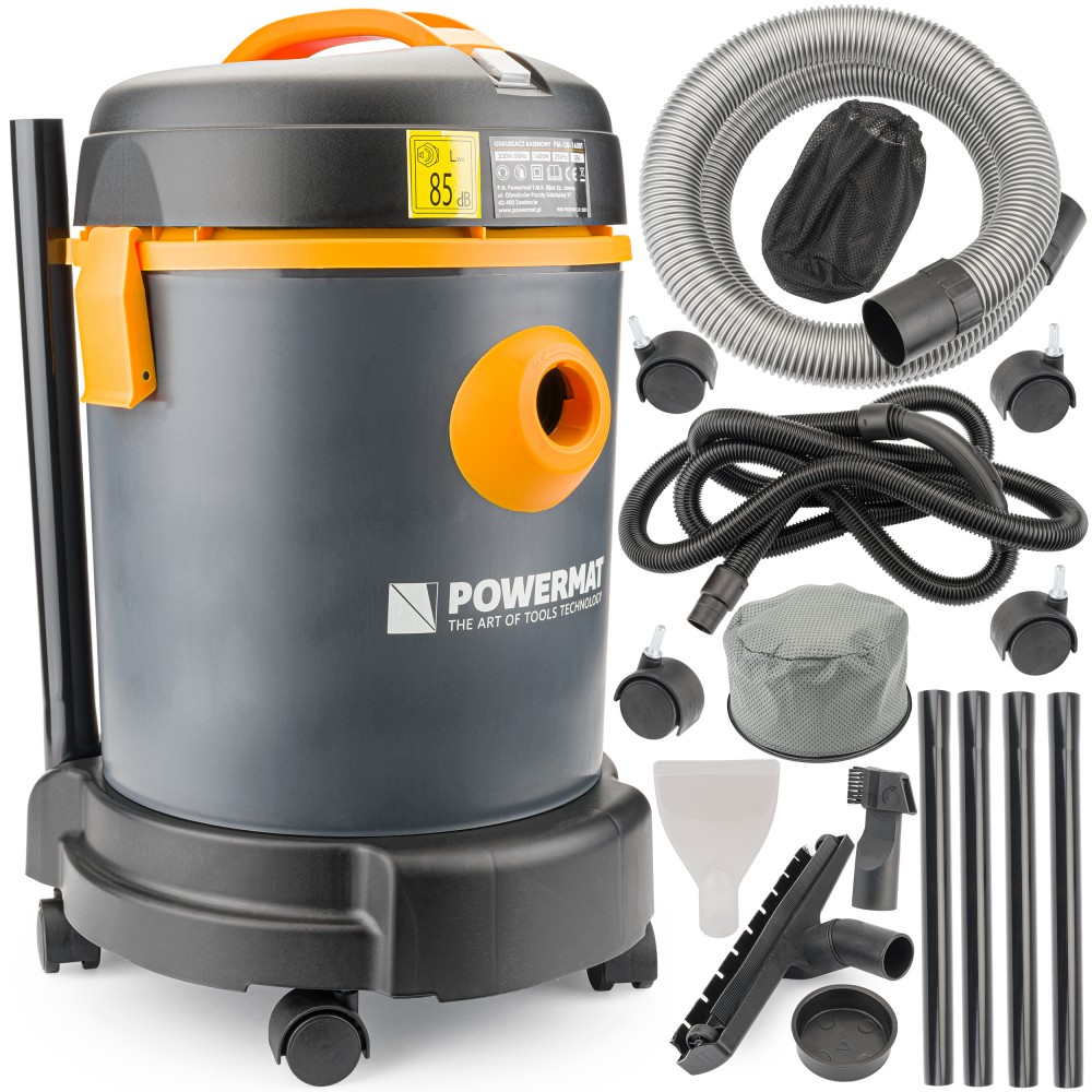 POWERMAT PM-OB-1600T Multifunkčný bazénový jazierkový vysávač 1600W 25L nástavce