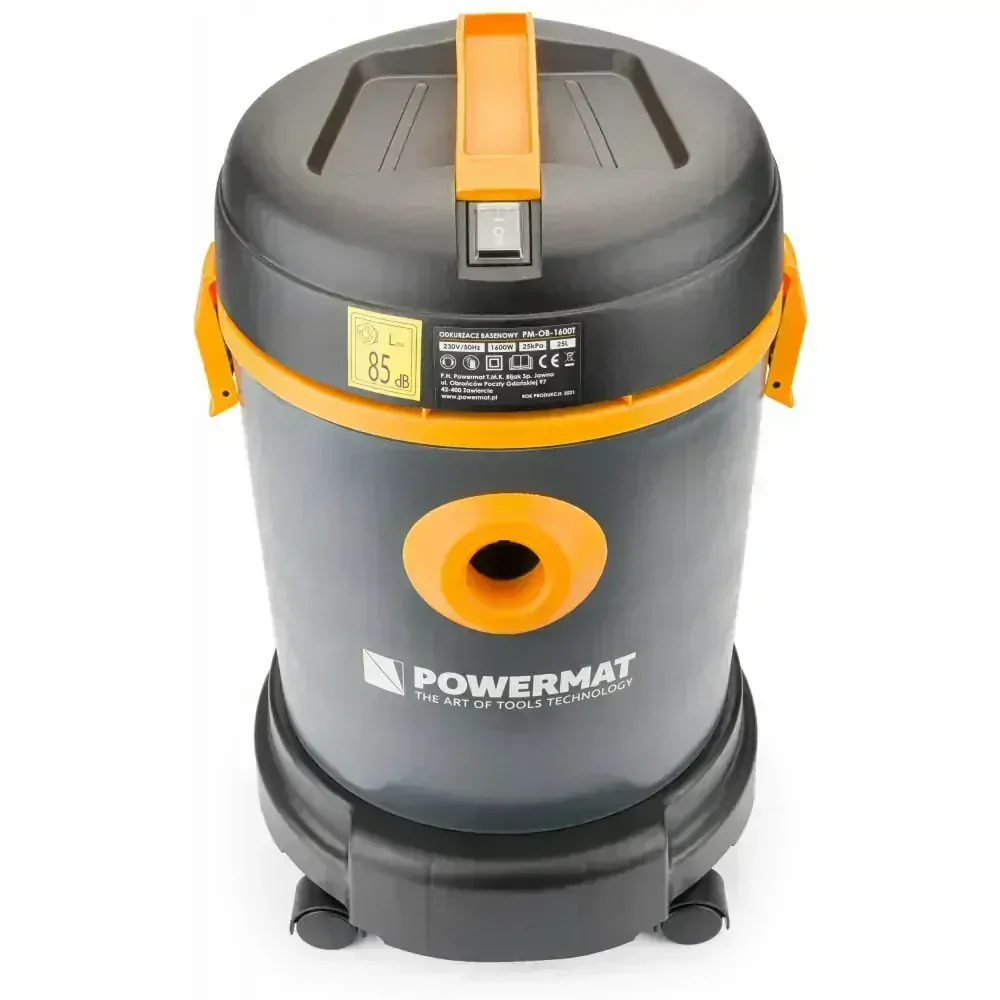 POWERMAT PM-OB-1600T Multifunkčný bazénový jazierkový vysávač 1600W 25L nástavce