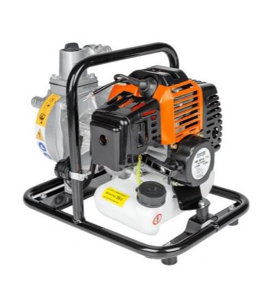 Eurocraft WP10 sada Benzínové motorové čerpadlo na vodu 1" 3,8kW PVC hadica olej sada