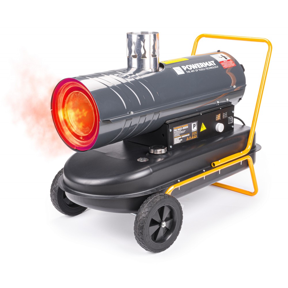 POWERMAT PM-NAG-30SKN Naftový ohrievač s komínom kúrenie 30kW / 230V LCD displej
