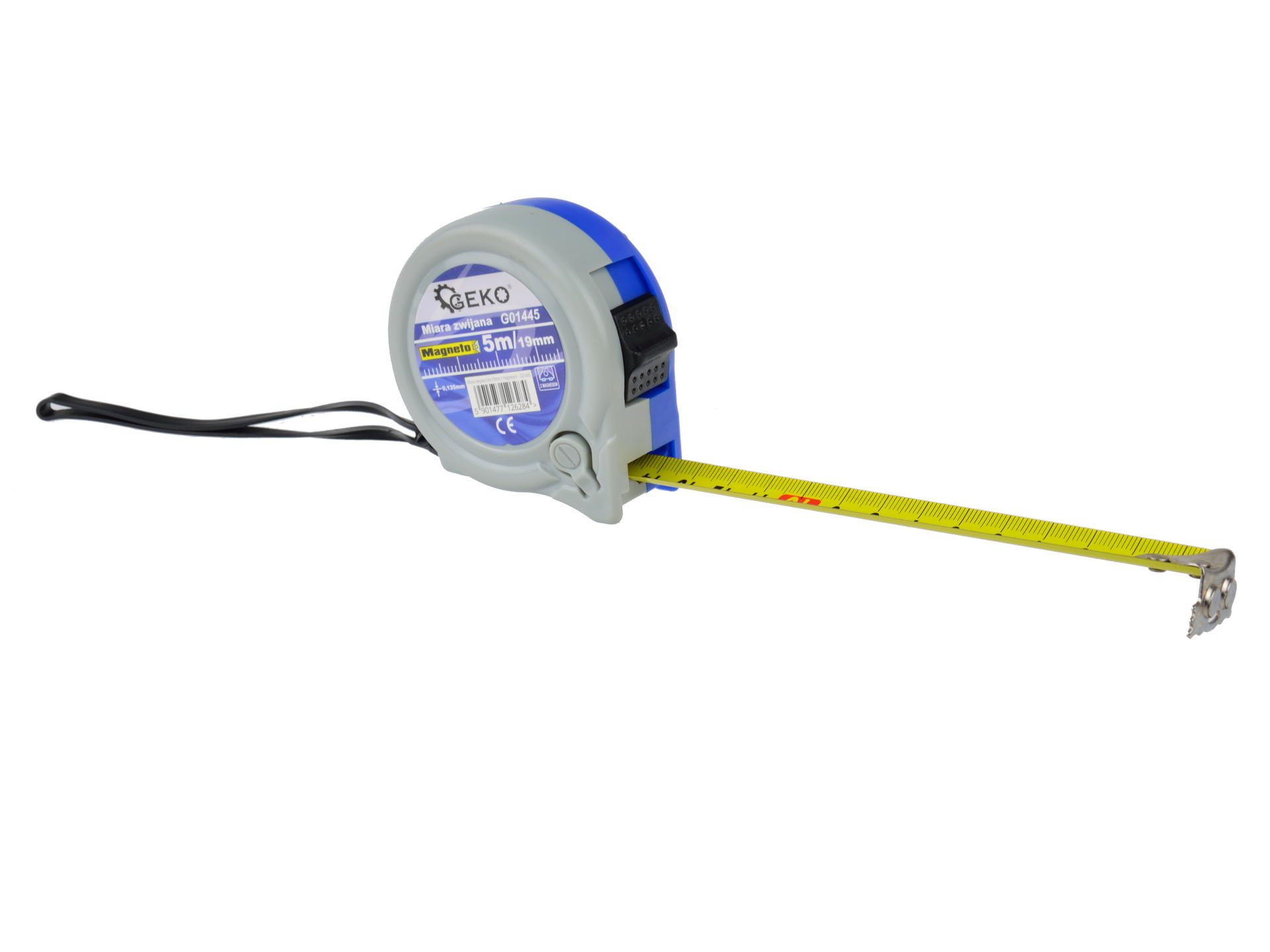 GEKO G01445 Zvinovací meter 5m x 19mm s magnetom