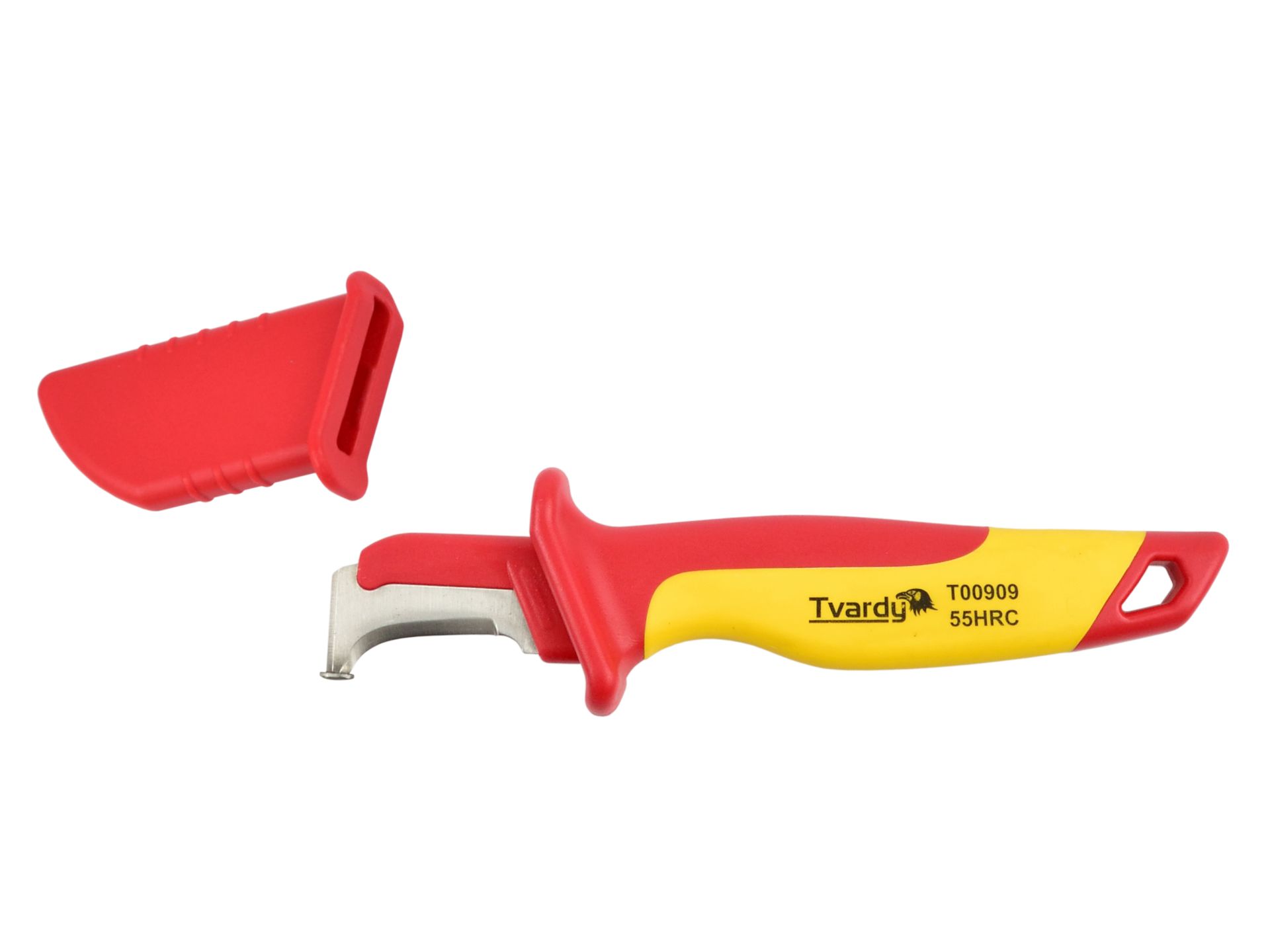 TVARDY T00909 Elektrikársky izolovaný nôž na káble 180mm VDE