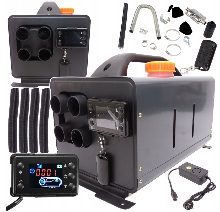 POWERMAT PM-AG-8M3 Naftový ohrievač vzduchu kúrenie 8kW 24V 5L Webasto