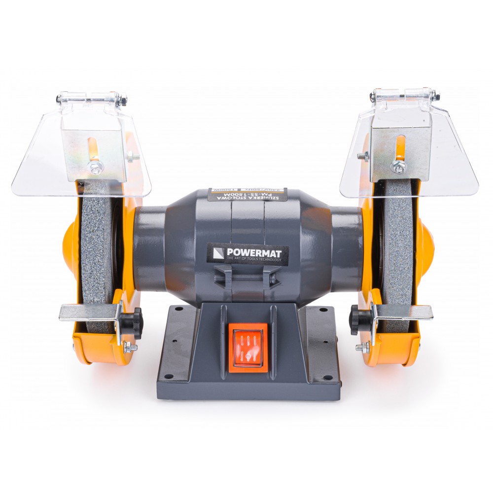 POWERMAT PM-SS-1500 1500W Stolná dvojkotúčová brúska 150mm