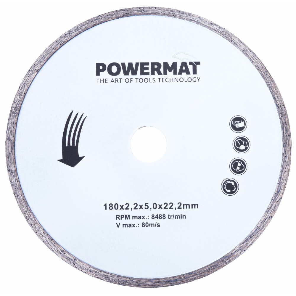 POWERMAT PM-PDG-1800 KOTÚČ DO REZAČKY DLAŽBY 180mm