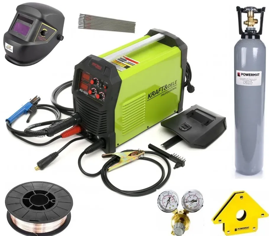 Kraft&Dele KD1835 Invertorová zváračka MIG/MAG + MMA +TIG LIFT SADA!