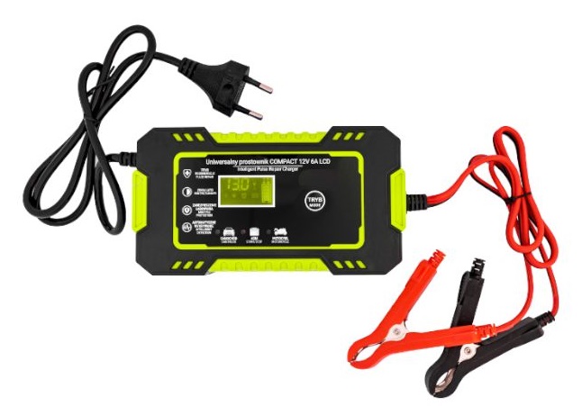 KRAFT&DELE KD1290 Automatická nabíjačka batérií LCD 12V / 6A