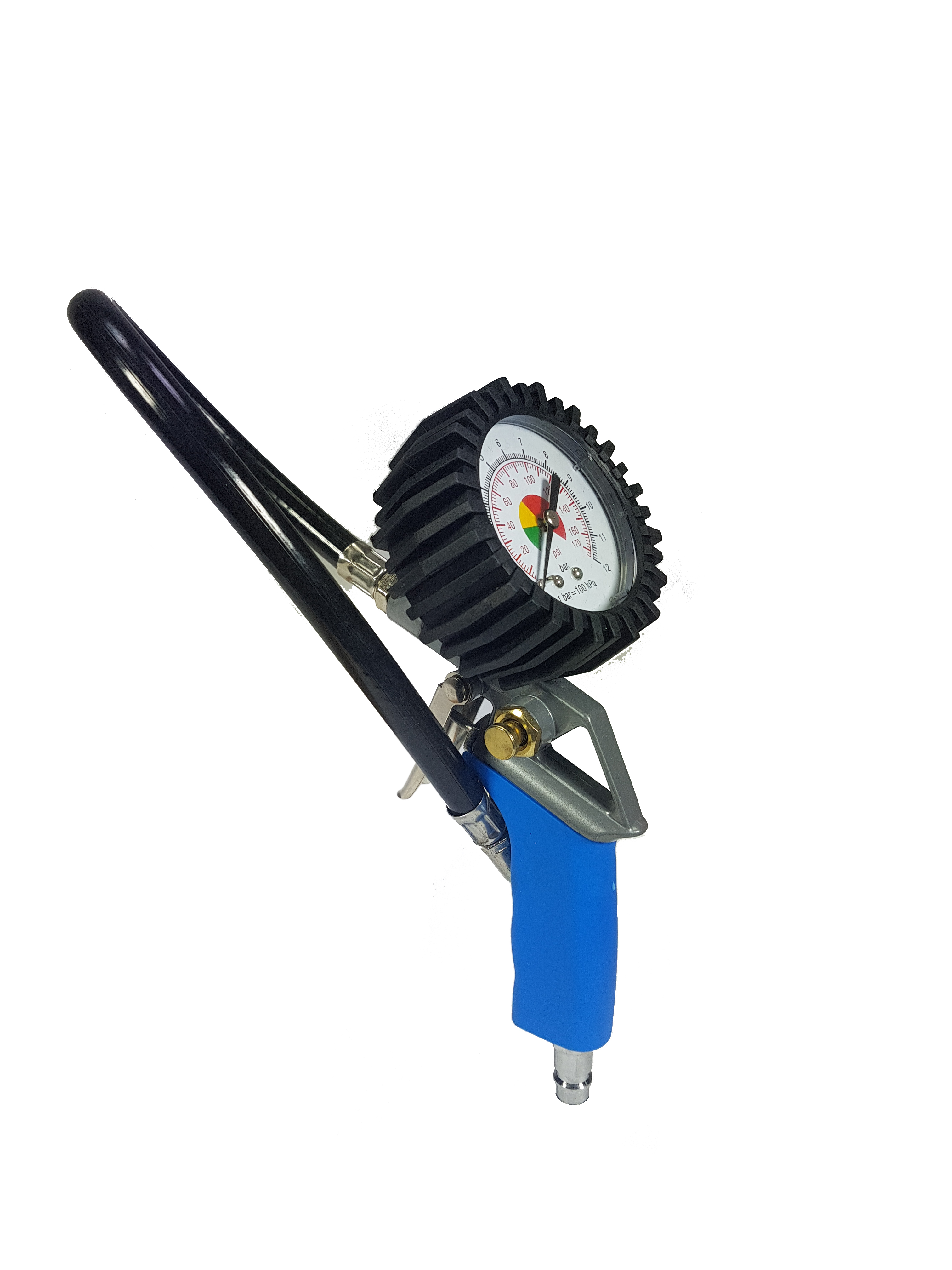 Mar-pol M80698 Pištoľ na hustenie pneumatík s manometrom 12 bar, hadica 410mm
